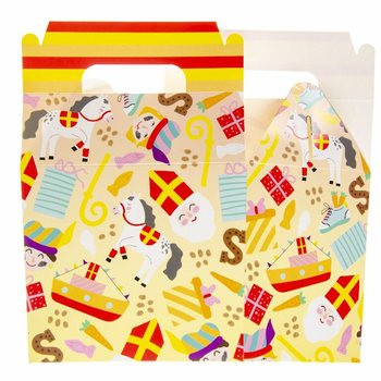 Cutie Meniu SINTERKLAAS / Cutie Cadou 14x10x17 cm (12 buc.)