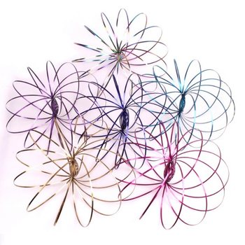 Inele Magice / Flow Rings - Inel Magic Kinetic 3D - MULTI COLOR | PE CARD (12 buc.)