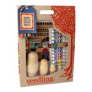 Set Creativ Seedling - Pictează propriile păpuși rusești Matrioșka