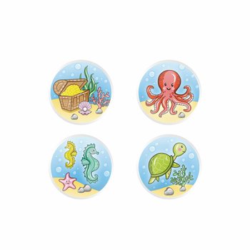 MIX SEA LIFE / ANIMALE MARINE - MINGI RICOȘĂTOARE Ø3.3 cm (100 buc)