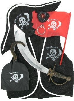 Set Costume de Pirat pentru Copii (2 buc.)