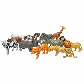 ANIMALE SĂLBATICE MARI - FIGURINE DE JOC &Icirc;N DISPLAY (12 buc.)
