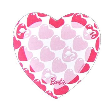 BLOCNOTES BARBIE &Icirc;N FORMĂ DE INIMĂ PE CARTON (6 buc.)