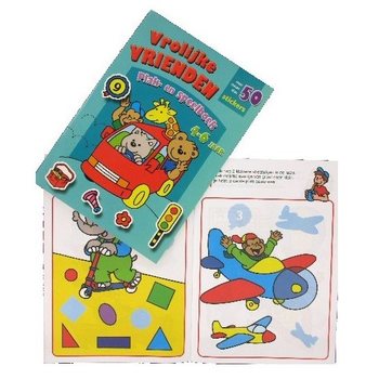 Carte cu abțibilduri și jocuri (9 buc.)