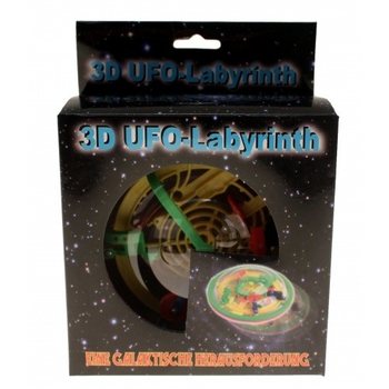 ***GADGET*** JOC LABIRINT UFO 3D MARE (3 buc.)