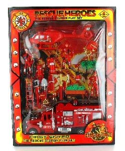 Set Mare de Jucărie Pompieri - Model 2
