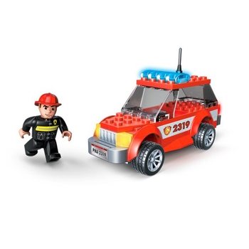 MEGA BLOKS - SUV DE PATRULĂ DE POMPIERI ȘI ELICOPTER DE POLIȚIE (2 buc.)