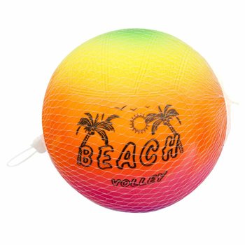 MINGE VOLEI PE PLAJĂ, 23 CM - CULORI CURCUBEU (10 buc.)