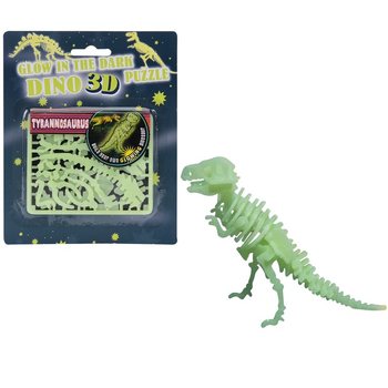 Puzzle-uri 3D cu dinozauri fosforescenți (24 buc.)