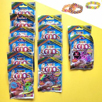 CRAZE LOOPS LOOM - PLICULEȚE SURPRIZĂ - ÎN DISPLAY (12 bucăți)