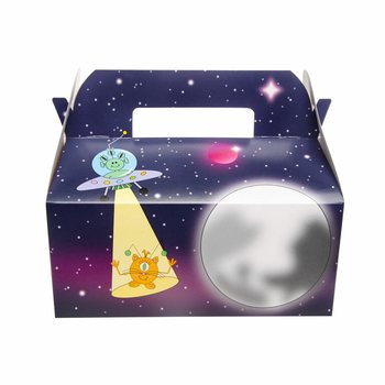 Cutii Meniu Copii Spațiu / Space - 22,5 x 12 x 9,5 cm (24 buc.)