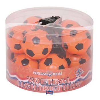 Ghirlandă Luminoasă Fotbal Portocaliu - 10 Becuri (6 buc.)
