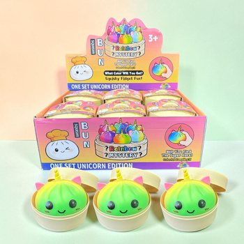 RAGE - Squishy Bun Dumplings MARI - EDIȚIE UNICORN (8,5 x 8,5 x 7,5 cm) (12 buc.)