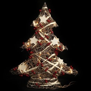 Brad de Crăciun Decorativ Luminos Mare 50 cm (1 buc.)