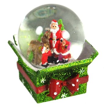 GLOB DE ZĂPADĂ DE CRĂCIUN &Icirc;N DISPLAY (8 buc.)