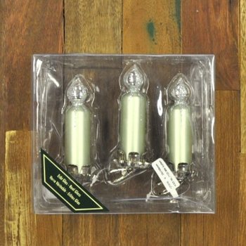 3 Lumânări Decorative pentru Bradul de Crăciun cu Clip (Set de 6)
