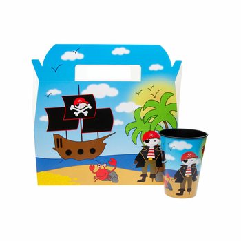Cutie Meniu Pirat - 22.5 x 12 x 9.5 cm (24 buc.)