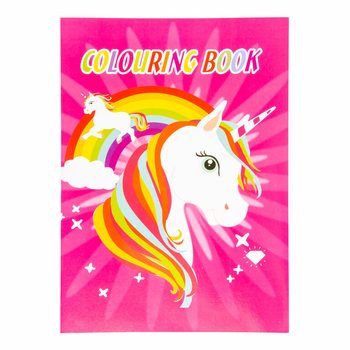 Carte de Colorat Unicorn A4 cu Autocolante (12 bucăți)