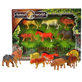 Set figurine Animale Sălbatice în cutie