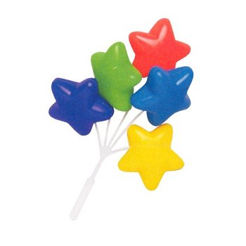 Scobitori Cupcake - Buchet Baloane Stele (14 buc.)