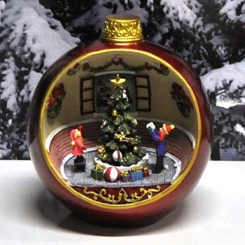 Ornament de Crăciun de Lux cu Lumini și Sunet