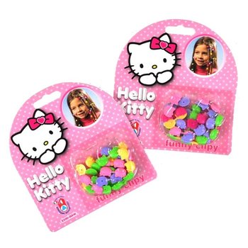 AGRAFE DE PĂR HELLO KITTY FUNNY &Icirc;N DISPLAY (35 buc.)