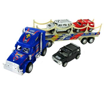 CAMION AMERICAN MARE CU 3 MAȘINUȚE