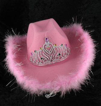 PĂLĂRIE DE COWBOY - ROZ (6 buc.)