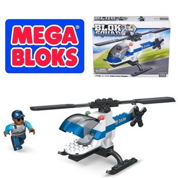 MEGA BLOKS - 2413 POLICE FORCE CHOPPER Elicopter de Poliție (2 buc.)