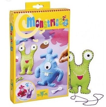 MONSTRIES 2 - CREEAZĂ MONȘTRI DIN PÂSLĂ CU DOUĂ FEȚE (6 buc.)