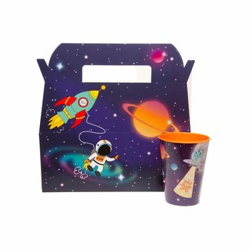 Cutii Meniu Copii Spațiu / Space - 22,5 x 12 x 9,5 cm (24 buc.)