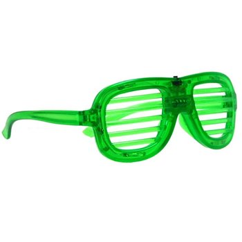 OCHELARI SHUTTER SHADES CU ILUMINARE LED - CULOARE: VERDE (12 buc.)