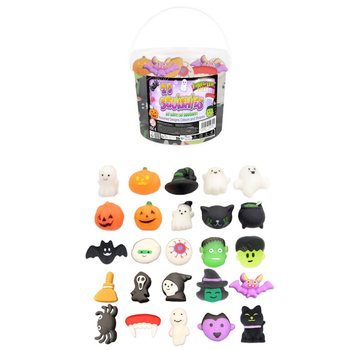 MIX DE FIGURINE SQUISHY HALLOWEEN &Icirc;N GĂLEATĂ (25 buc.)