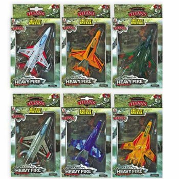 Avioane F16 din Metal Die-Cast (6 buc.)