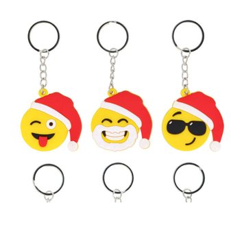 BRELOCURI SMILEY DE CRĂCIUN (12 buc.)