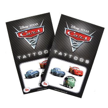 Set 3 Tatuaje Temporare Disney Cars 2 pentru Copii (50 buc.)