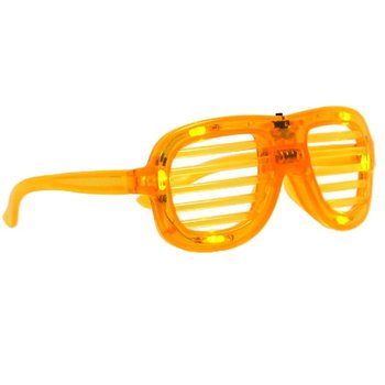 OCHELARI SHUTTER SHADES CU ILUMINARE - CULOARE: GALBEN (12 buc.)