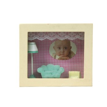 RAMĂ FOTO 3D DIN LEMN PENTRU CAMERA COPIILOR - MODEL 2 (6 buc.)