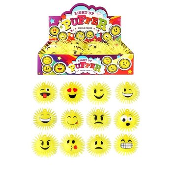 Mingi Puffer Luminoase Smili în Display (12 buc.)