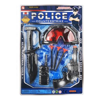 Set de Joacă Poliție cu Ochelari și Pistol cu Ventuze (6 buc.)