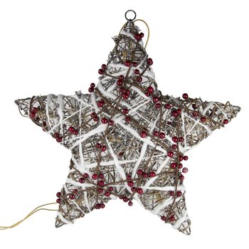 STEA DE CRĂCIUN LUMINOASĂ MARE DECORATIVĂ 45 CM (2 buc.)
