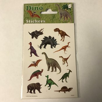 FOI AUTOCOLANTE: DINOZAUR, 16 x 9 cm (10 buc.)