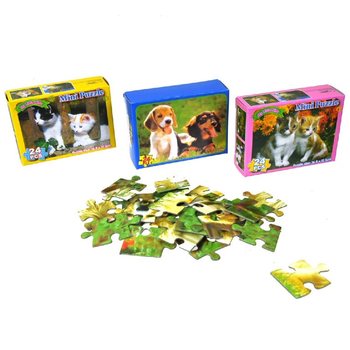PUZZLE-URI SIMPATICE CU ANIMALE (36 buc.)