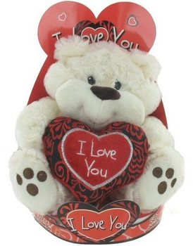 Ursuleț de Pluș Mare 'I Love You' (2 buc.)