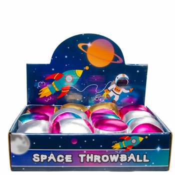 MINGE DIN PLUȘ METALIZAT PENTRU ARUNCAT - SPACE (12 buc.)