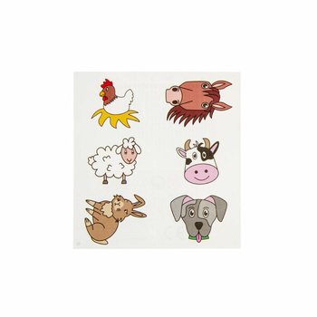 TATUAJE DISTRACTIVE - ANIMALE DE FERMĂ (96 bucăți)