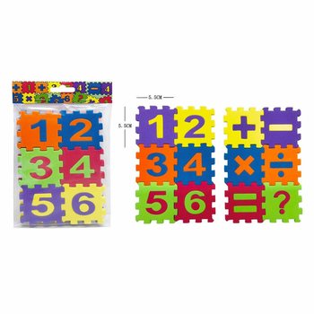 JOC DE PUZZLE MATEMATIC DIN SPUMĂ