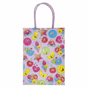 Pungi de Cadou din H&acirc;rtie Smiley - 16x9x22 cm (12 bucăți)