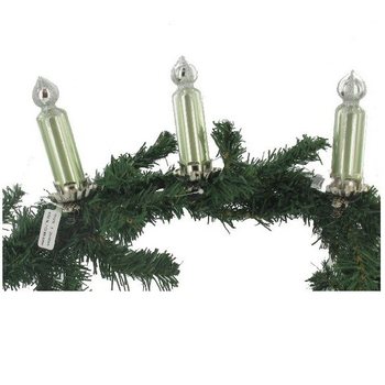 3 Lum&acirc;nări Decorative pentru Bradul de Crăciun cu Clip (Set de 6)