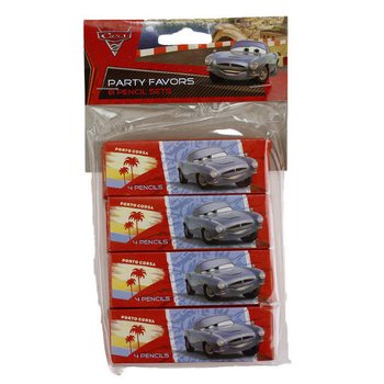 Creioane Colorate Disney Cars - Set de 4 &icirc;n Cutie (48 buc.)